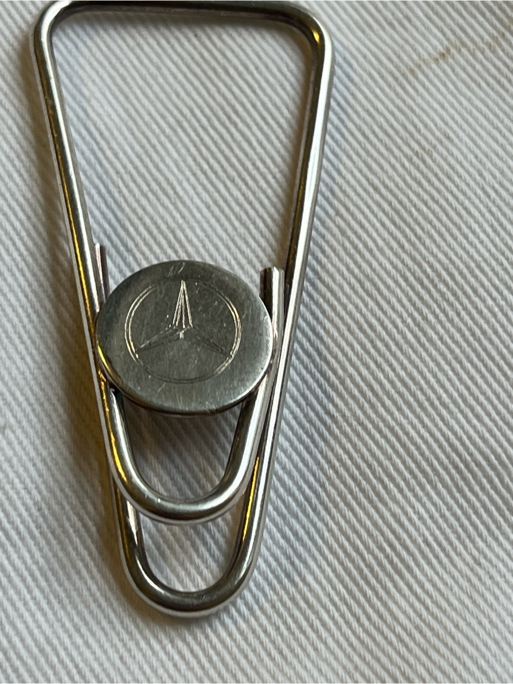 Mercedes-Emblem Silver Money Clip